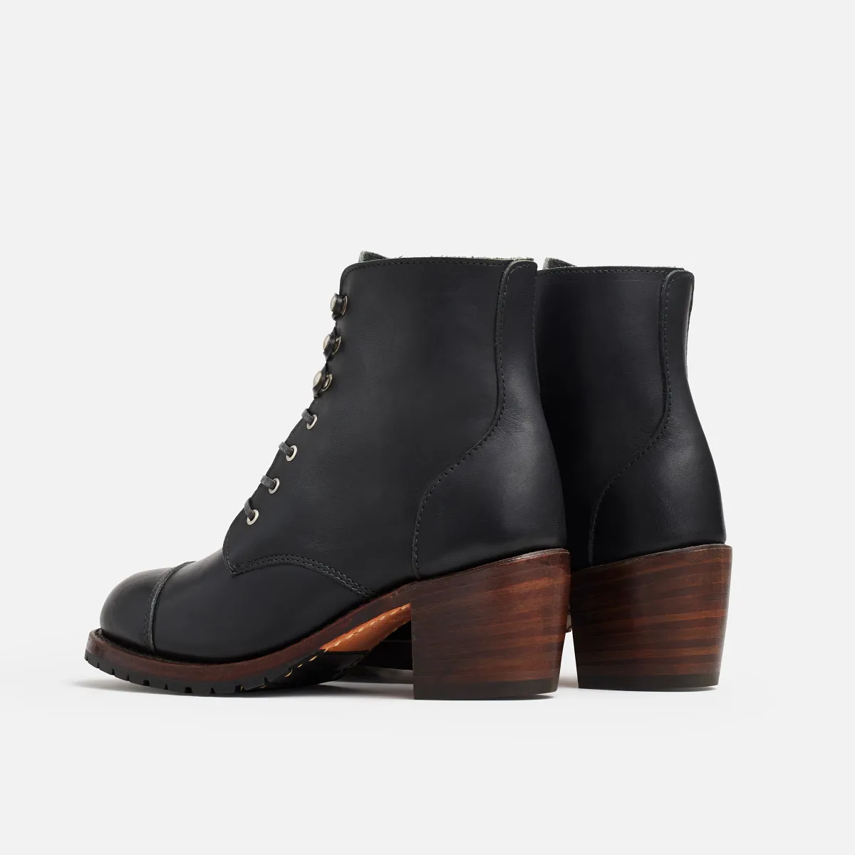 Eileen Women's Heeled Boot in Amber Harness - Image 12