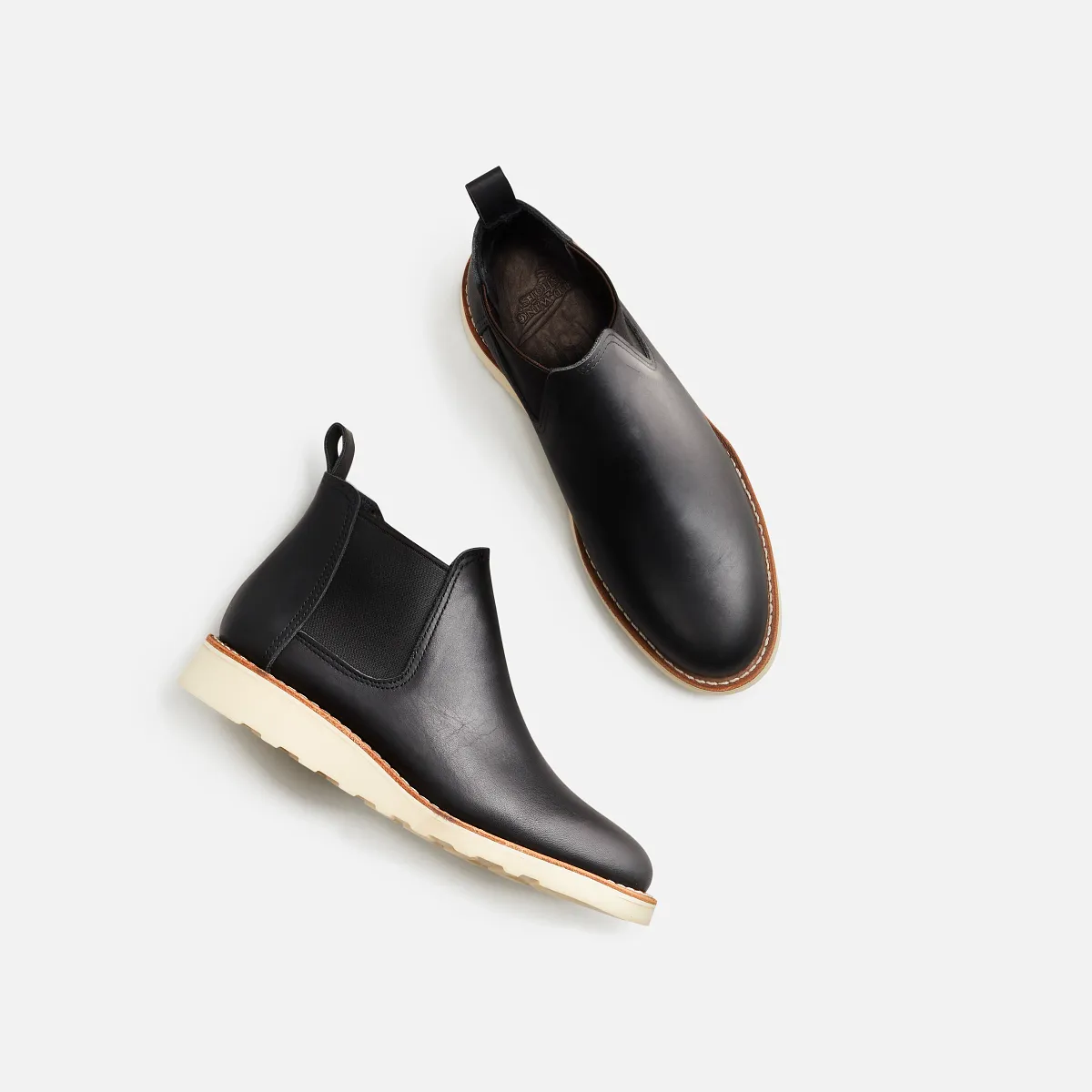 Classic Chelsea Women's Short Boot in Black Boundary Leather - Image 7