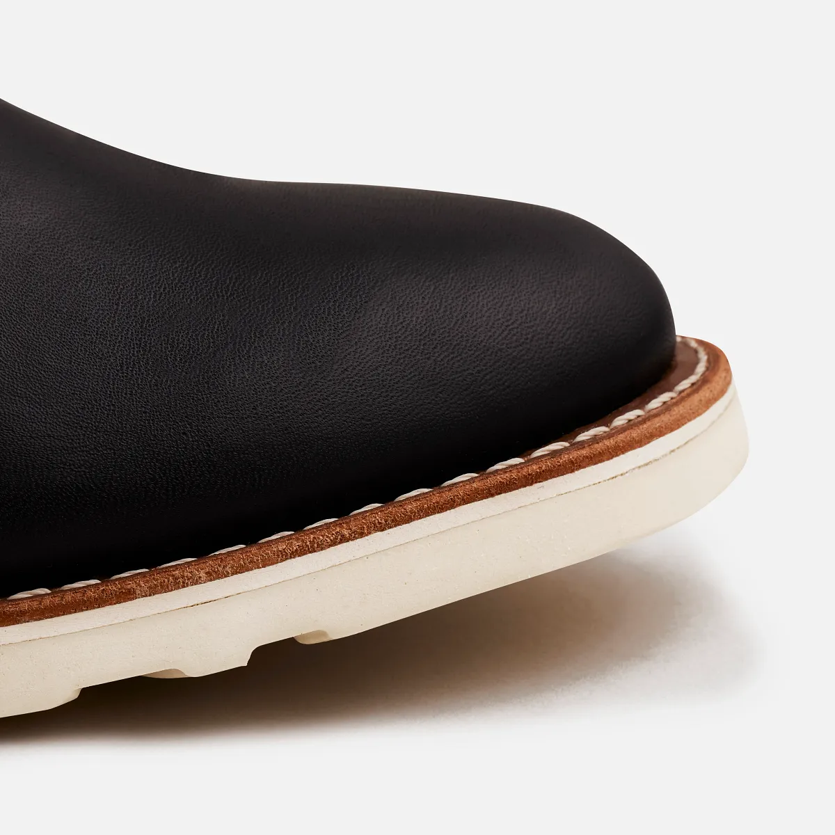 Classic Chelsea Women's Short Boot in Black Boundary Leather - Image 8