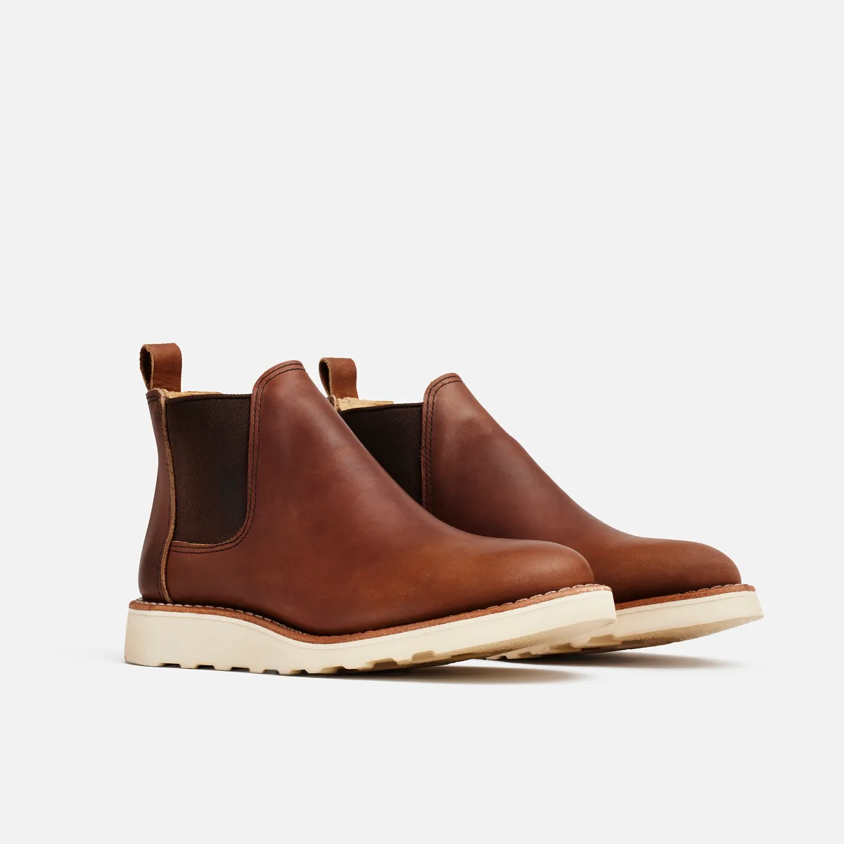 Classic Chelsea Women's Short Boot in Amber Harness Leather - Image 3