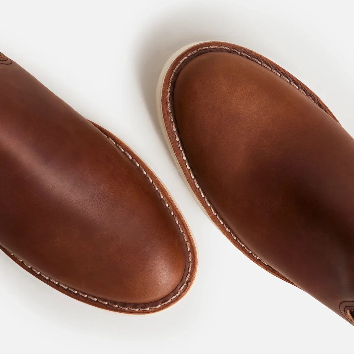 Classic Chelsea Women's Short Boot in Amber Harness Leather - Image 8