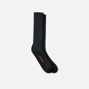 Nilit™ Breeze Cooling Light Weight Crew Unisex Breeze Nylon Crew Sock in Black