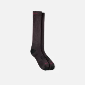 Western Boot Over-the-Calf Unisex Western Work Sock in Brown